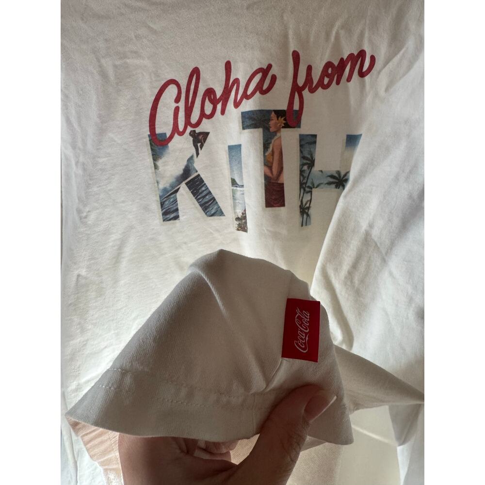 Kith x Coca Cola Aloha Long Sleeve Tee 100% Cotton - L Streetwear Casual - Picture 3 of 7